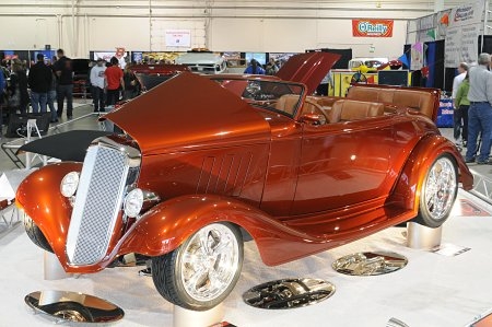 GREG MEYERS WINS GOLDMARK AT THE ROADSTER SHOW WITH HIS 1933 CHEVY ROADSTER
