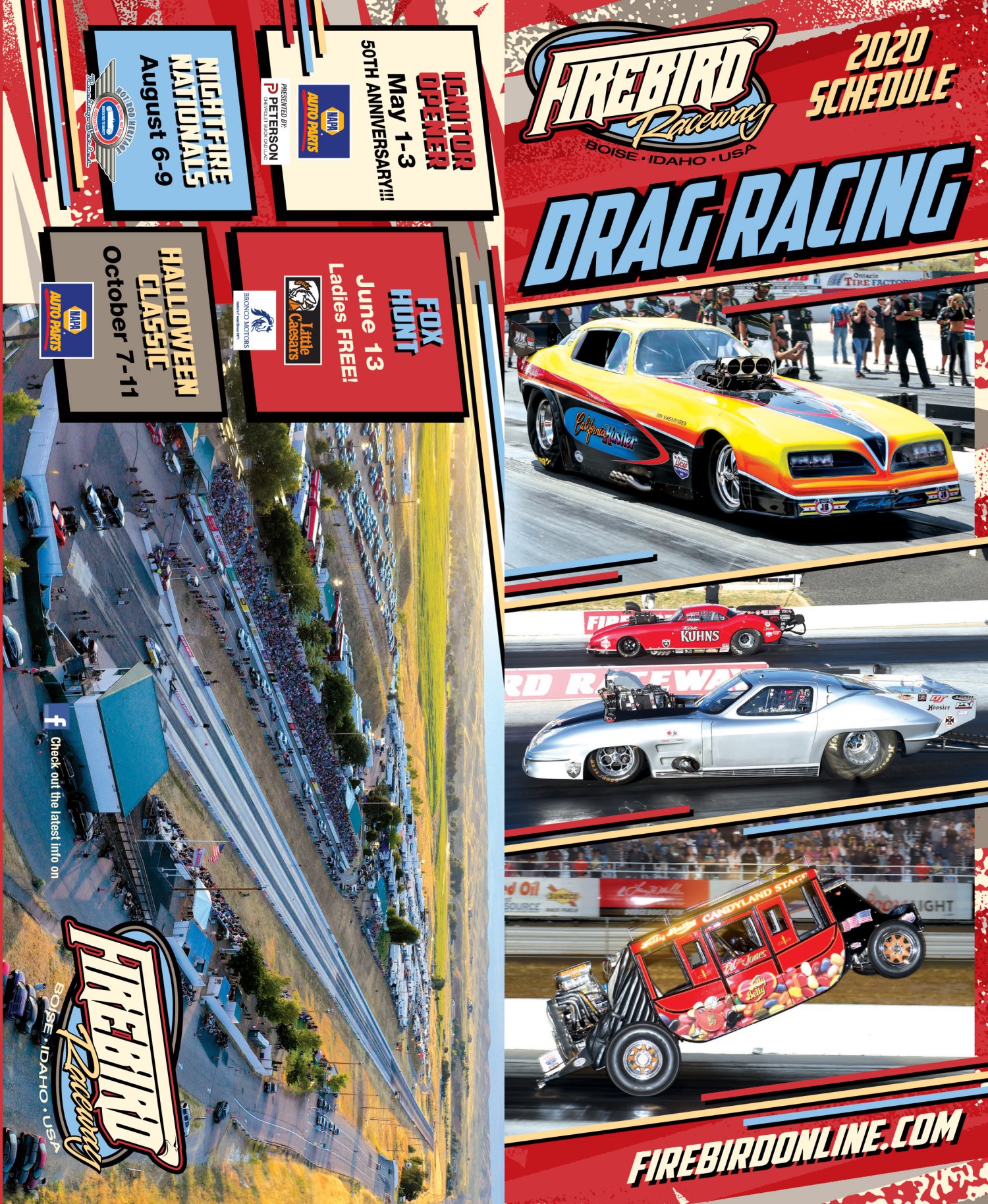 Capture your 2020 Track Schedule Firebird Raceway