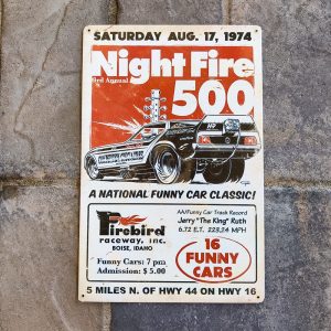 Nightfire 1974 Metal Sign