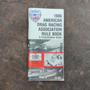 1986 ADRA Rule Book