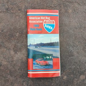 1983 AHRA Rule Book