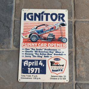 1971 Ignitor Metal Sign