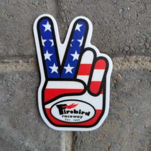 FIREBIRD PEACE SIGN DECAL